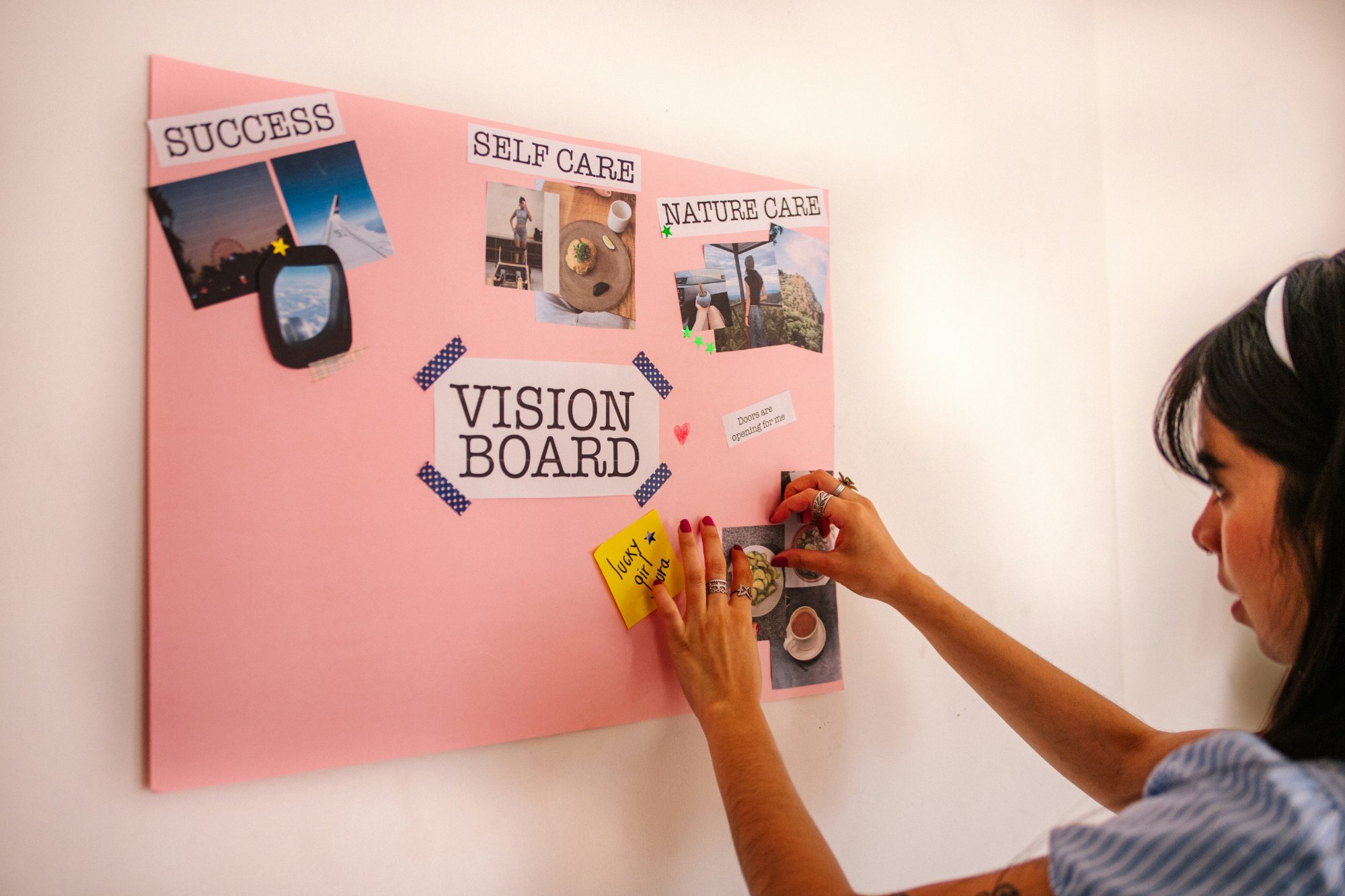 Care planning vision board